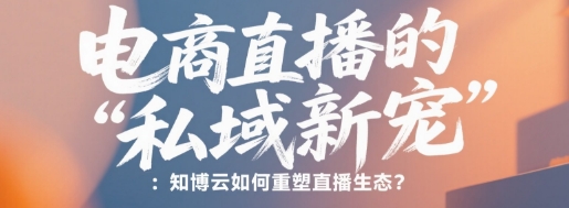 电商直播的“私域新宠”：知博云如何重塑直播生态？